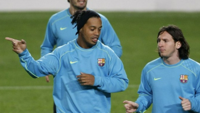 Ronaldinho segnete Messi und sagte, dass er in Paris den Meister gerochen habe
