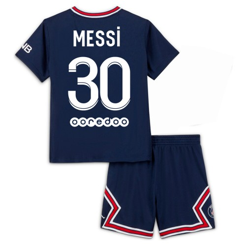 Fußballkostüm Paris für den Außenbereich Fußballtrikot PSG 30 KiKa Monkey Paris-Messi 30 Fußballtrikot für Jungen und Mädchen Messi