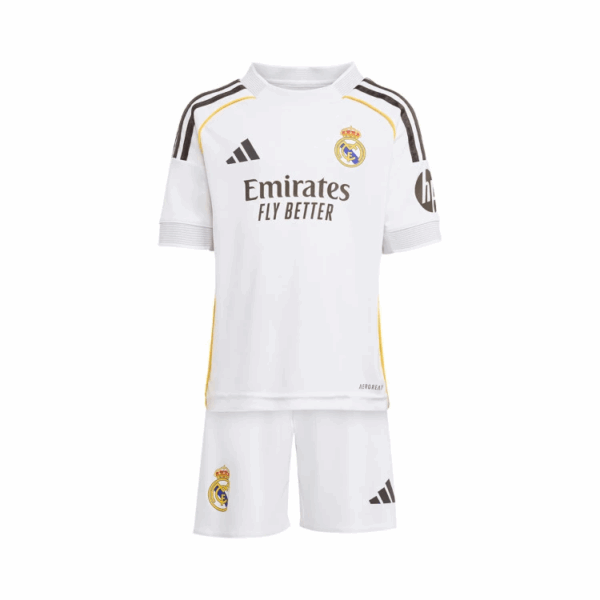 Günstige Fußballtrikots Real Madrid kinder Heim Trikotsatz 202526